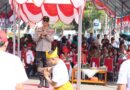 Kapolres Tana Toraja Kerahkan Puluhan Personel Amankan Gerak Jalan HUT RI ke-80
